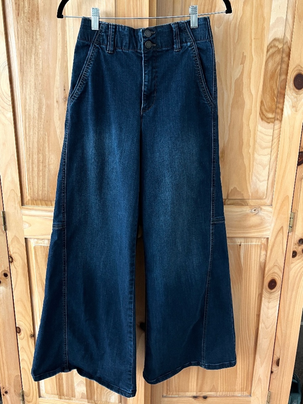 Wit & Wisdom Skyrise Wide Leg W/ Diagonal Front Seams Jean - Picture 3 of 9